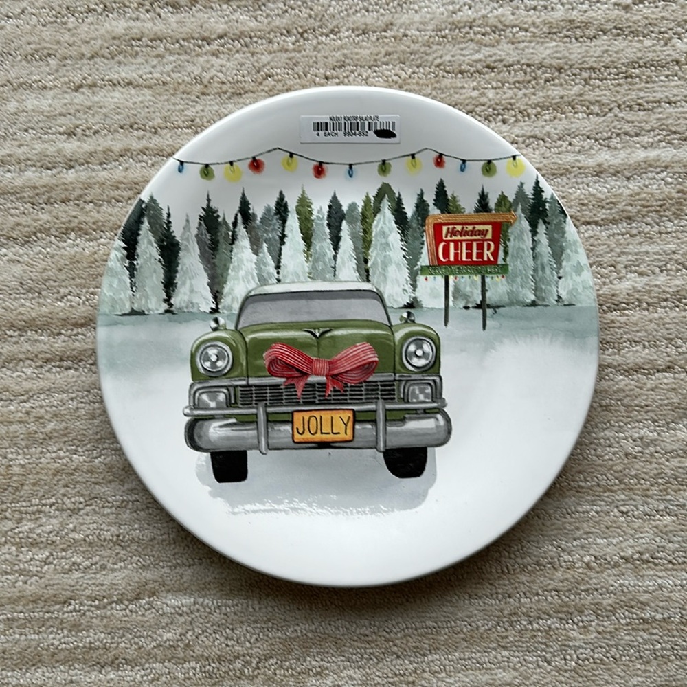 HOLIDAY ROADTRIP SALAD PLATE Park Designs 9”